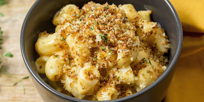 Fiber-added macaroni and cheese